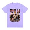 Rapper Anuel AA Retro Graphic T Shirts Unisex's Hip Hop Trend Oversized T-shirt Unisex 100% Cotton Fashion Tshirt Gothic Streetwear