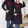 Long Man Women Waist Apron with Pocket Catering Chef Waiter Bar Waterproof