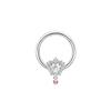 Pink Butterfly Heart Navel Lip Nipple Belly Piercing Jewelry Ear Studs Nose Rings Belly Button Rings