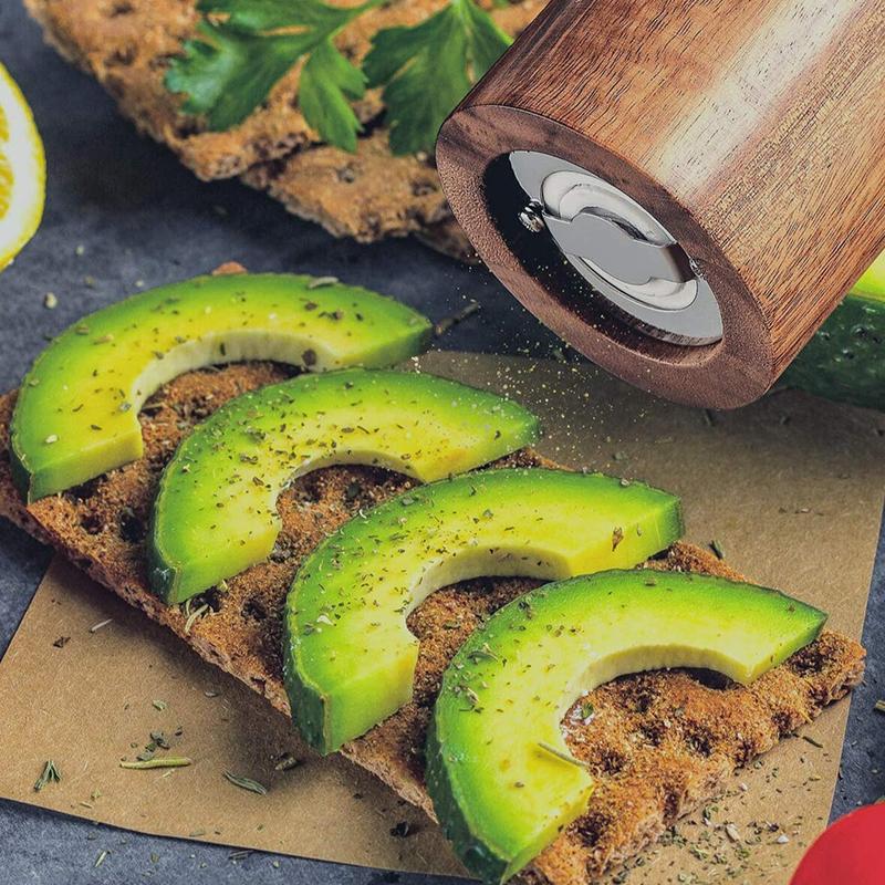 Деревянные мельницы для соли и перца, ручные, мельницы для морской соли и перца для приправ, приготовления пищи, сервировки, столовых приборов