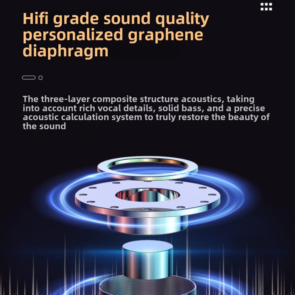 Беспроводная Bluetooth-гарнитура TWS5.3 с двумя наушниками, светодиодным цифровым дисплеем, музыкальная Bluetooth-гарнитура