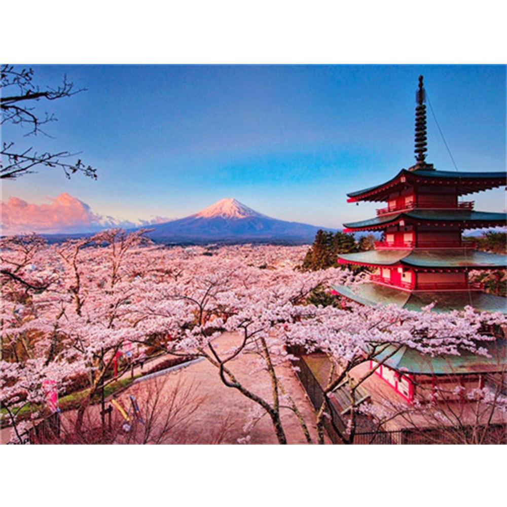 3D алмазная живопись Пейзаж Вышивка крестом DIY Алмазная вышивка вишни картина со стразами украшение дома