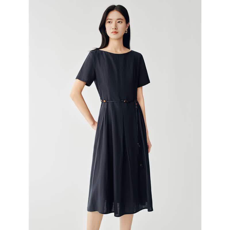 Женское платье JUZUI в стиле Old Money из смесовой ткани Tencel