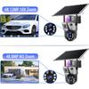 LS VISION 6K 4G Sim Solar Camera 10x Zoom IP CCTV 12MP Dual Lens PTZ Surveillance PIR Human Detection Outdoor Security Protection Camera