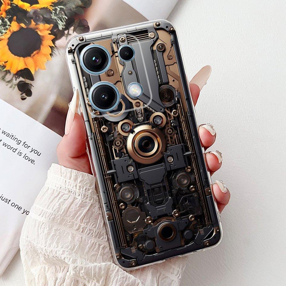 New Case For Xiaomi Redmi Note 14S Cover 2025 Popular Cartoon Astronaut Soft Silicone Clear Cover For Redmi Note14s 4G Shell New