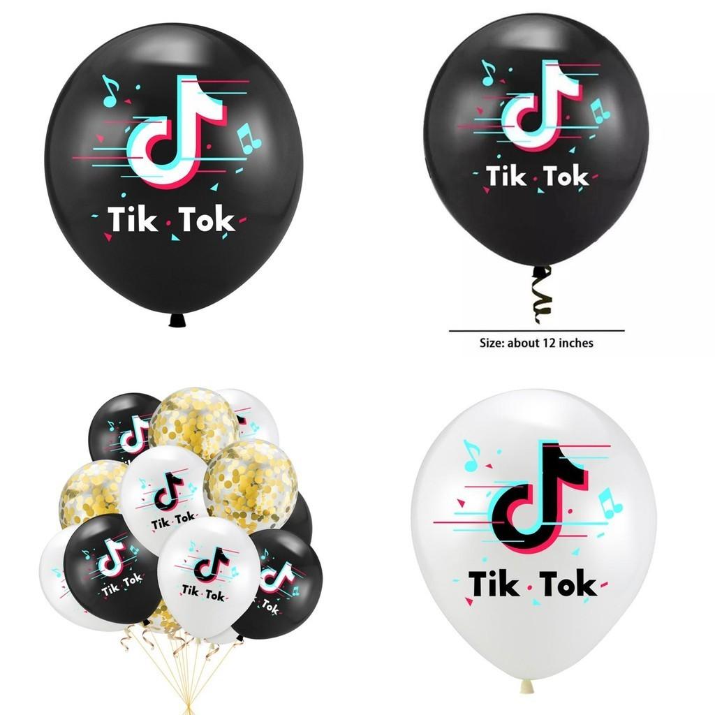 Привлекательный латексный шар в стиле TikTok для ярких украшений на день рождения