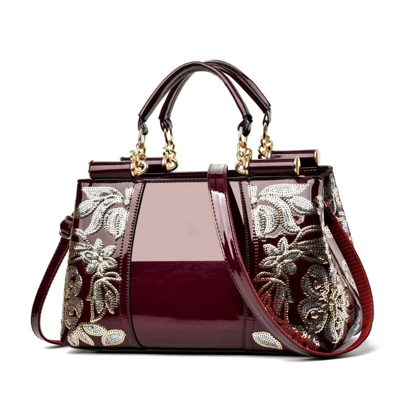 Luxury Brand Designer Women'S Handbag Classic Embroidery Shoulder Bag Large Capacity Versatile Crossbody Bag Commuting Tote Bag