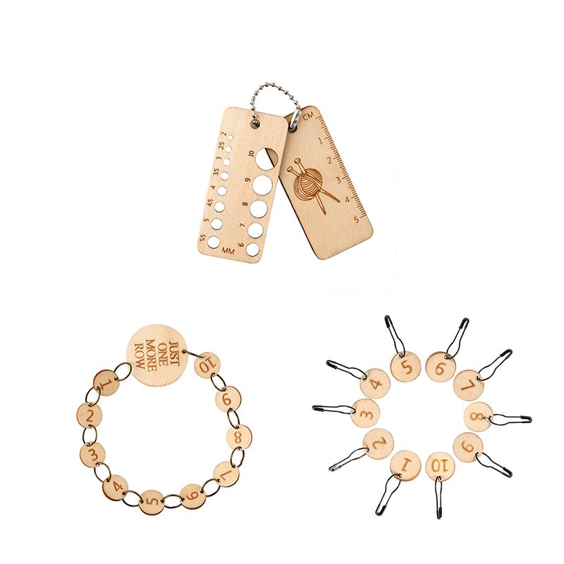 1 комплект линейки для вязания, калибр, маленькая пряжка, зажим для иглы, калибр для пряжи, аксессуары для трикотажной пряжи, 3 стиля