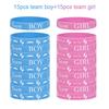 30pcs Team Boy Girl Gender Reveal Silicone Bracelets Guests Gift Boy or Girl Decoration Gender Reveal Birthday Party Supplies