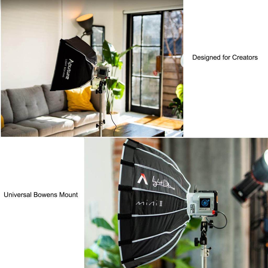 Aputure Amaran 60x S небольшой светодиодный видеофотосветильник с цветовой температурой 65 Вт и приложением Bowens Mount Control, блок питания для фотосъемки