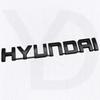 ABS Логотип автомобиля для Hyundai Santa Fe Elantra Tucson Sonata I30 I10 I20 Ix25 Ix35 Значок N Line Наклейки на кузов Задняя наклейка Аксессуар TT37