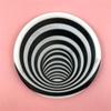 3D Creative DIY Round Geometric Spiral Coaster Silicone Mold New Concrete Resin Epoxy Resin Molds 2023