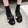 Fashion Women Flats Marie Jane Lolita Shoes  Spring Summer New Designer Bow Dress Platform Casual Sandals Women Shoes Mujer