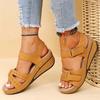 Sandals For Women 2024 New Soft Bottom Wedge Heels Sandals Summer Platform Sandalias Mujer Elegant Wedges Women's Sandals Shoes