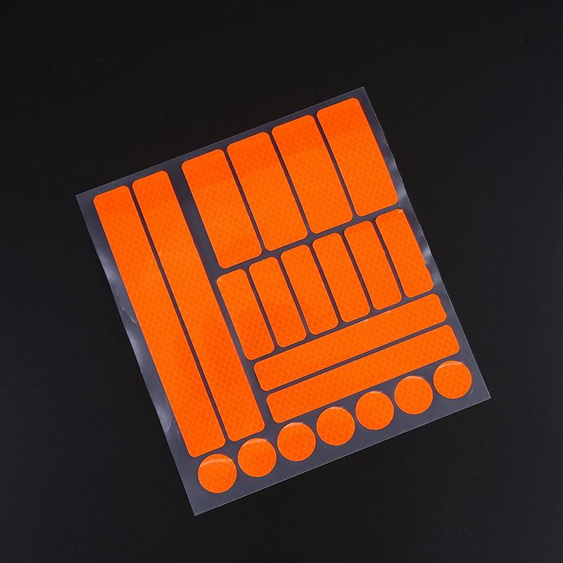 Авто светоотражающие наклейки мотоцикл велосипедный отражатель обод колеса велосипеда ночное предупреждение безопасности светоотражающая пленка наклейка украшение