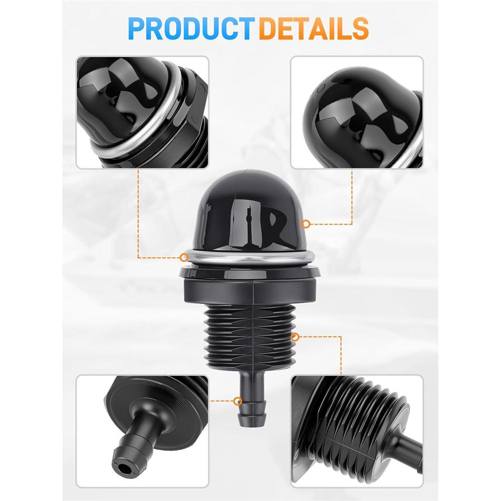 Fuel Pump Priming 895124 For Mercury 8-9.9-10-15-20HP Carb 4-Stroke Outboard