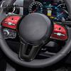 For Mercedes Benz A C E B Class GLB GLC GLE CLA GLA -2023 Car Steering Wheel Sports Styling Switch Button Cover Sticker