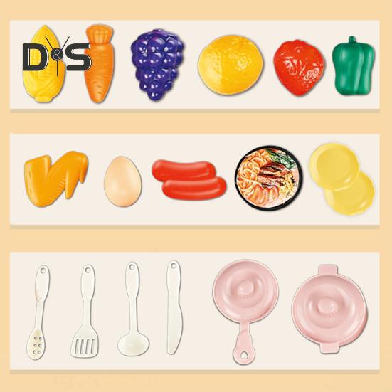 Детский кухонный игровой набор с 30 ролевками, ролевой кухонный набор, развивающий практические навыки, игрушки-симуляторы готовки для детей