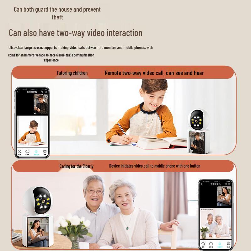 Haoqu Smart 4G Home Surveillance Camera CN plug (adapter included)