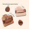 Guo Niu Dual-Use Chocolate Biscuit Powder Puff Set - Super Soft, Skin-Friendly Makeup, Wet/Dry Use, Non-Absorbing