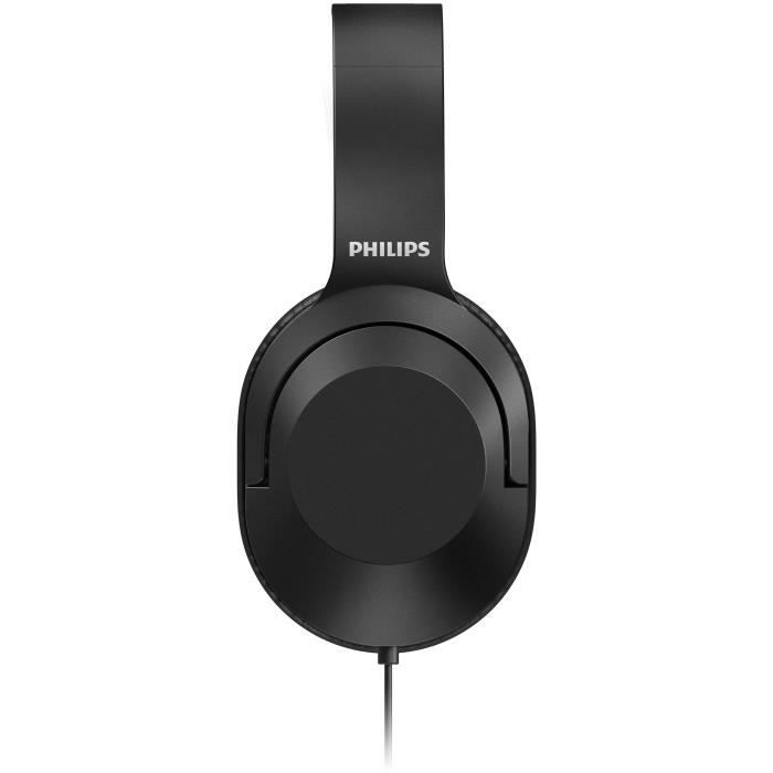 PHILIPS TAH2005BK — Casque Stéréo — Arceau léger — Haut-parleurs 40 мм — Coussinets de coque doux — Noir
