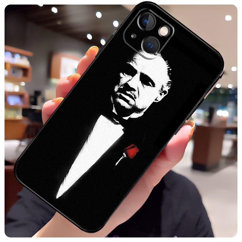 The Godfather Movie Italian Mafia Case For iPhone 15 Pro Max 14 13 12 11 16 17 Pro Max mini 15 16 Plus 16e 17 Air Phone Cover
