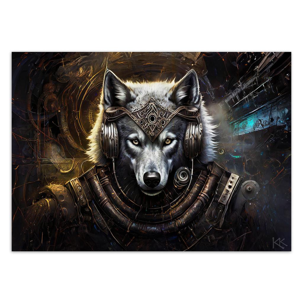 Wallpaper Wolf Abstract Animals