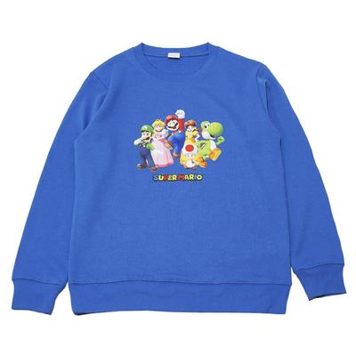Классическая толстовка с длинным рукавом Super Mario, для мальчиков, синяя, fr8924az1