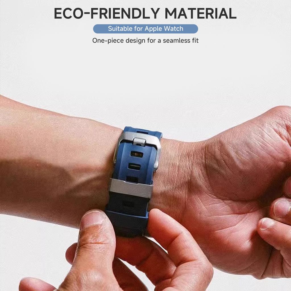 Trail Loop Strap for Apple Watch Band Ultra 2 49mm 46mm 45mm 44mm 42mm Sport Rubber Bracelet Iwatch Series 10 9 8 7 6 SE 5 4