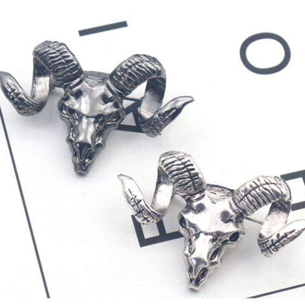 Badge Corsage Luxury Metal Badge British Style Brooch Man Pins Suit Accessories Sheep Brooch