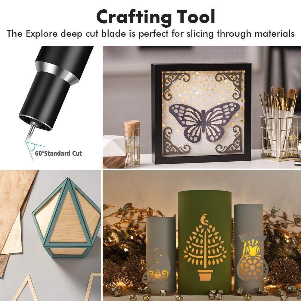 Smooth Deep Cut Blades for Cricut Explore 3/Air 2/Air/One/ Cricut Maker 3/Maker