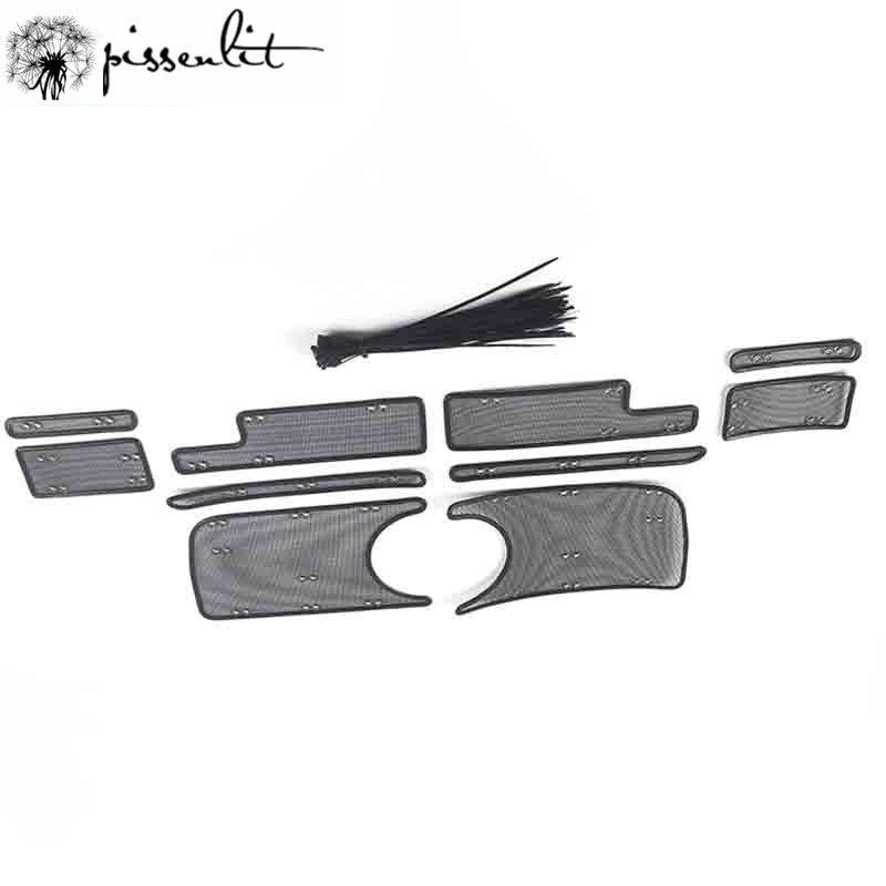 For Mercedes-Benz G-Class W463 2019 2020 Car Accessories Front Grille Insert Net Anti-insect Dust Garbage Proof Inner Cover Mesh