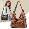 Soft Leather Tote Bag Women's Shoulder Bag Crossbody Bag Large Capacity Handbag