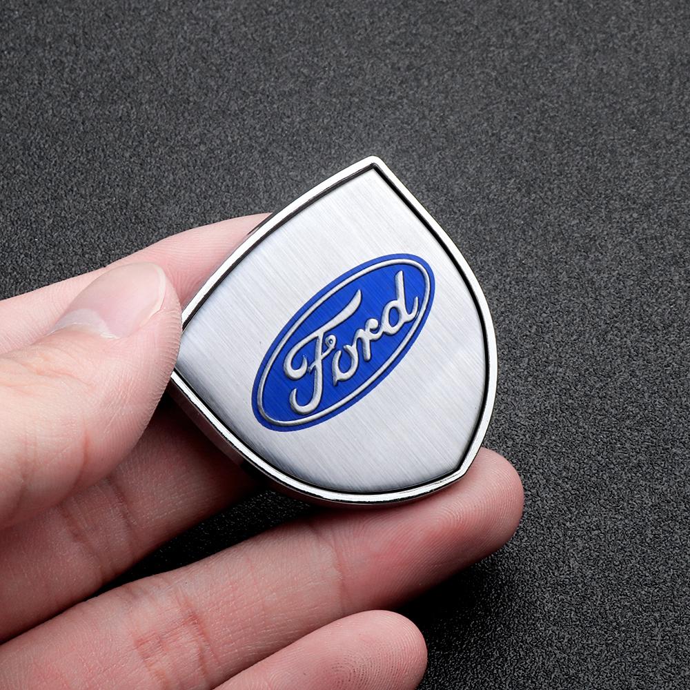 Metal Car Badge Sticker Body Trunk Decoration For Ford Focus ST Ranger Mondeo Kuga Ecosport Fiesta Kuga Fusion Escape Accessory LN4