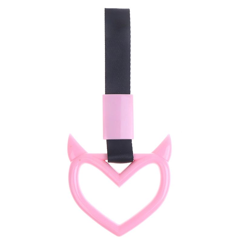 Автомобильные аксессуары Светящееся кольцо Дьявол Сердце Поезд Автобус Ручка Ремешок Дрейф Подвеска Предупреждение о Дрейфе Кольцо для Автомобиля