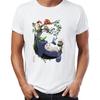 Summer Men's T-shirt My Neighbor Totoro Forest Spirit Catbus Awesome Artwork Printed Tshirt Hip