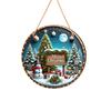 Christmas Christmas Tree Welcome Sign 2D Flat Wooden Holiday Party Hanging Sign Ornaments