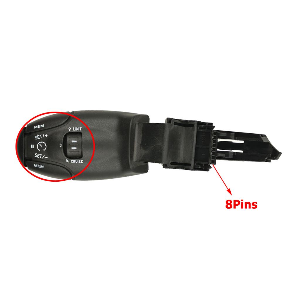6242Z8 6242.Z9 Cruise Control Stalk Switch With Speed Limit For Peugeot 307 308 408 206 207 301 3008 for Citroen 6242Z9 6242.Z8