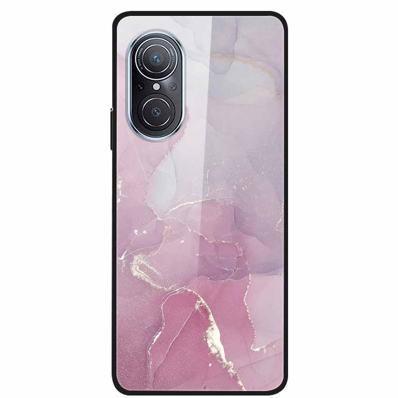 Чехол для Huawei Nova 9 10 Мраморное закаленное стекло Задняя крышка Жесткая для Huawei Nova9 10 SE Чехол Nova10 Ударопрочный Funda Coque