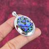 Abalone Shell 925 Solid Sterling Silver Pendant, Handmade Gemstone Pendant Jewelry, Gifts For Wife Brand New Pendant
