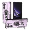 KEYSION Shockproof Armor Case for Xiaomi POCO X7 Pro Soft Silicone+PC Upright Metal Ring Stand Phone Back Cover for Redmi Turbo4