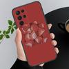 Phone Case For Samsung A17 A55 A16 A56 A35 A15 A53 A54 A33 A34 A25 A05S A52 A52S A07 A26 A06 Strawberry Cat Cartoon