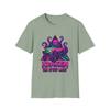 Unisex Softstyle T-Shirt Vaporwave Octopus Car Retro Neon Aesthetic Kraken