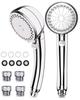 Shower High Water Pressure for Water Saving Bubble Shower Adjustable 4 Handheld Water Bathroom Shower High Cleaning Pore Water Gentle On the Heat