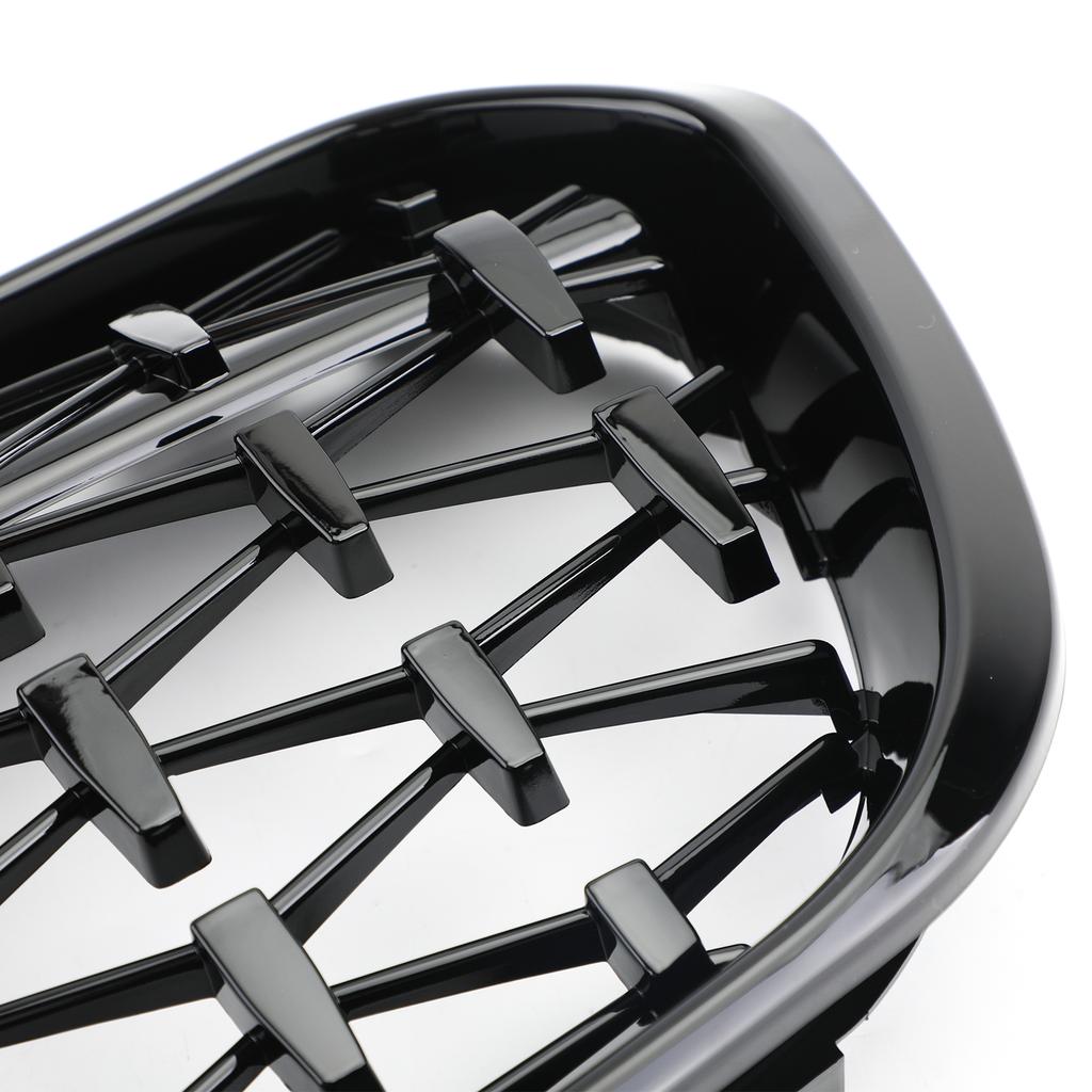 Areyourshop Meteor Black Front Kidney Grille For BMW 2015-2017 1 Series F20/F21