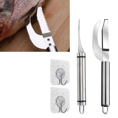 Инструменты для умерщвления рыбы Нержавеющая сталь Рыбий пасть Нож Кухня Дом, Креветки Леска Для Удаления Грязи Для Удаления Рыбьей Чешуи Скребок Рыбы