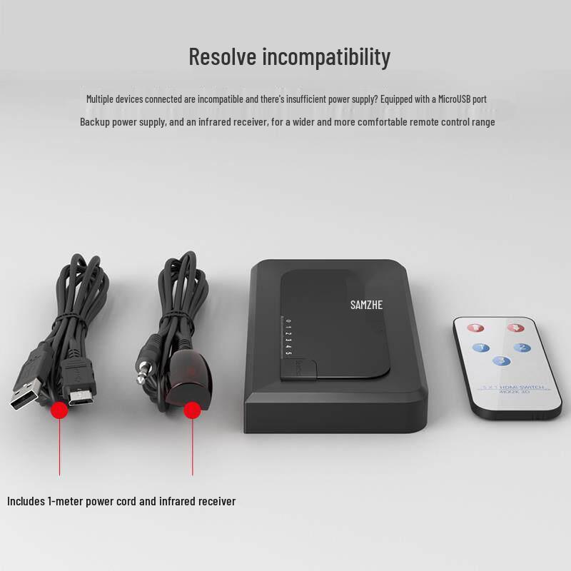 HDMI-переключатель Shan Ze: 3-в-1 Конвертер и 4-в-1 Разветвитель для Видеодисплеев Высокого Разрешения