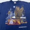 Винтажная футболка 90-х PENNSYLVANIA BALD EAGLE NATURE РАЗМЕР L/XL дикое животное мягкая