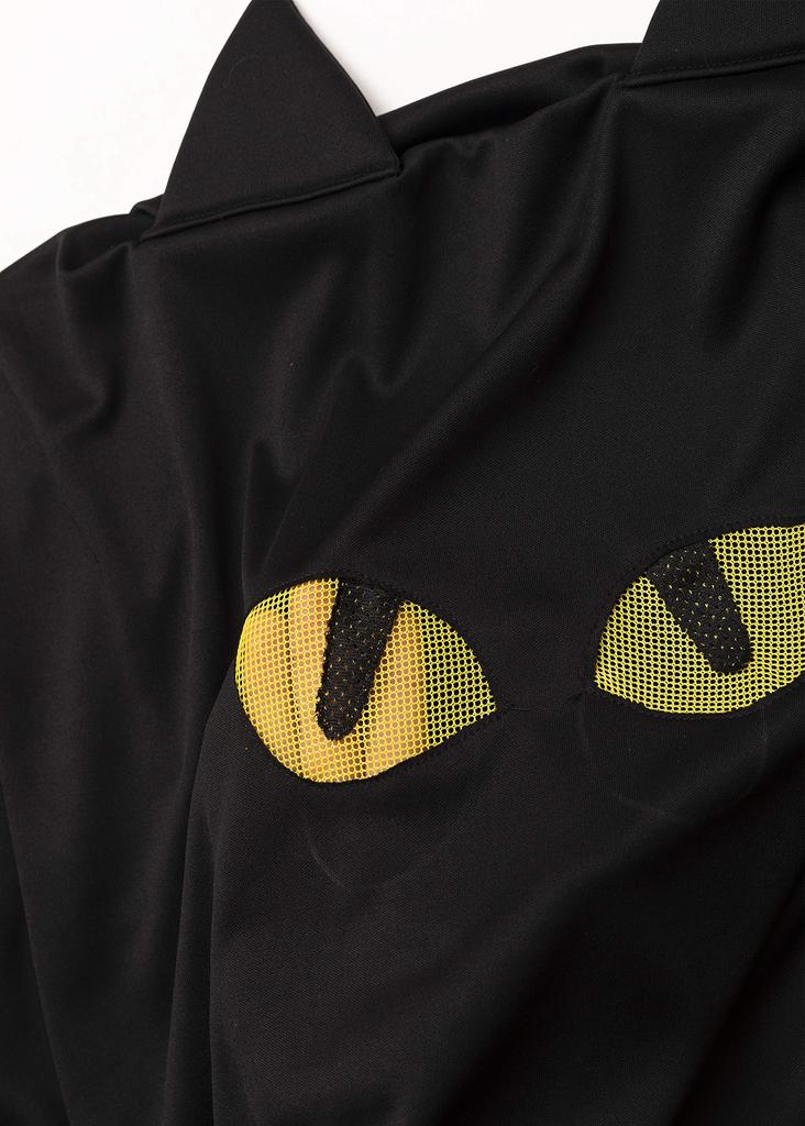 Clearstone Косплей Хэллоуин Теру Теру Кот Черное пончо 2-в-1, Унисекс,