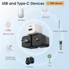 Мини USB-адаптер питания WiFi Зарядное устройство Вилка Таймер USB/Type C Умный WiFi-адаптер Голосовое управление Работает с Alexa и Google Home